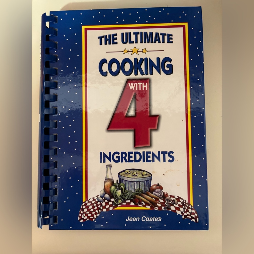 The Ultimate Cooking with 4 Ingredients Cookbook - Blue